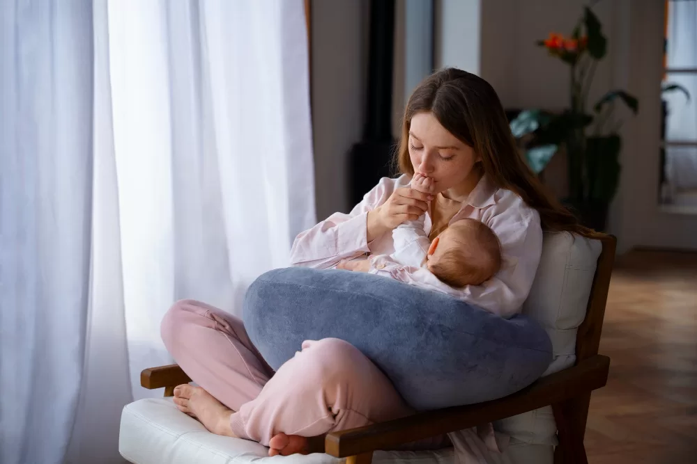 Breast feeding mother