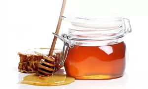A bottle of Shilajit Honey